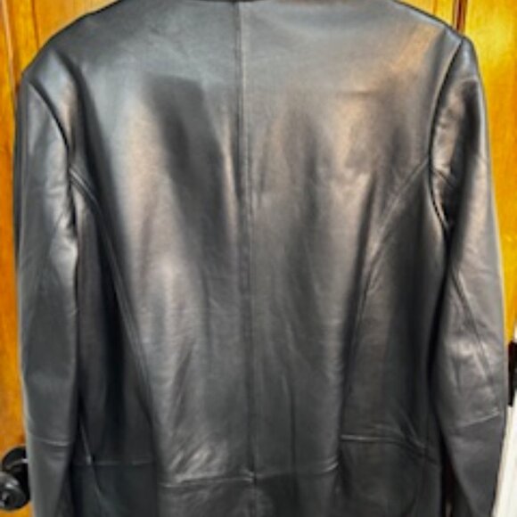 Jaclyn Smith 🩷 Vintage Woman's Leather Jacket Size 18- Like new! Gift for Her! - Picture 3 of 12